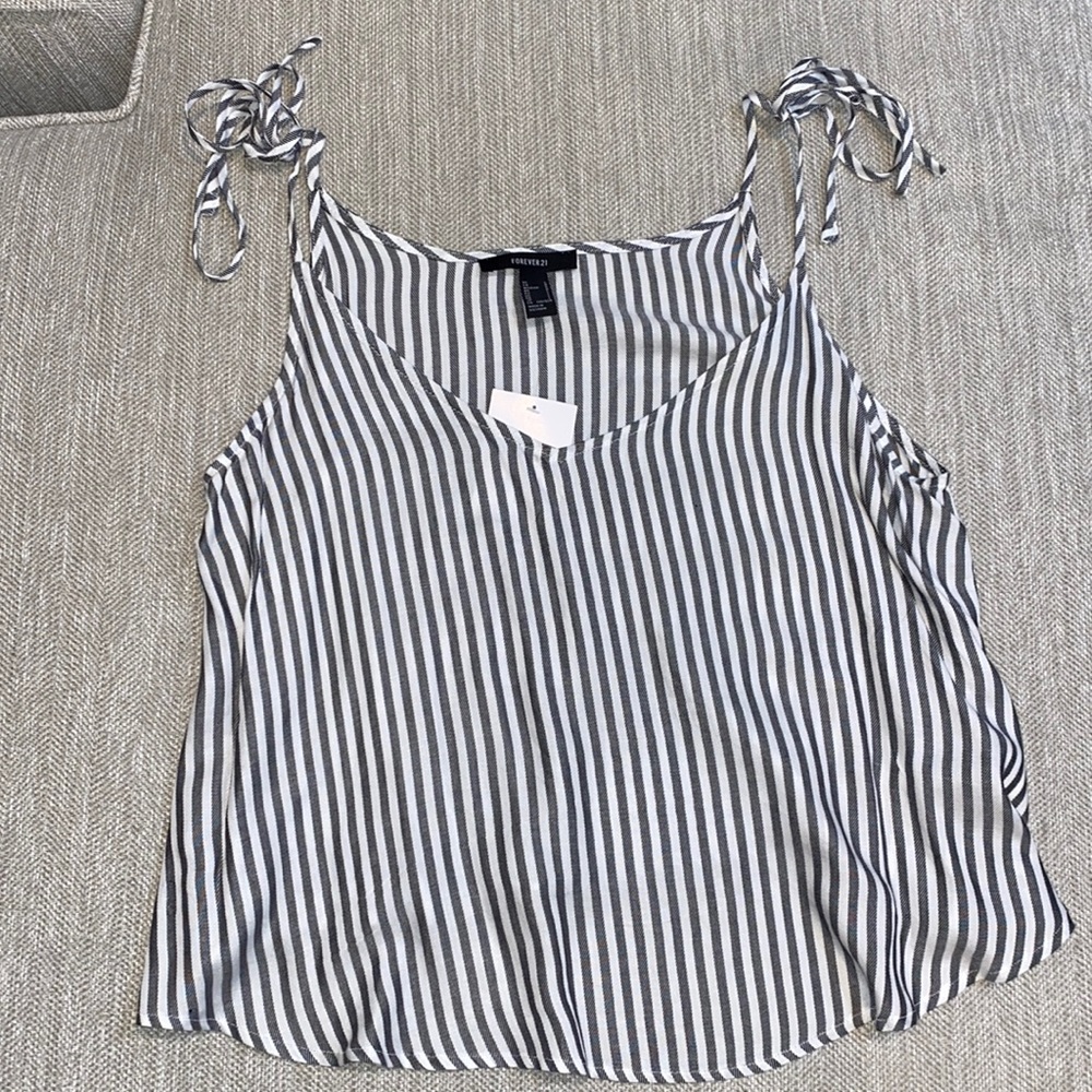 Forever 21 Striped Tank Top